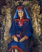 «Портрет Виноградовой И.». Худ. Феофилактов А., холст, масло, 1998