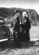 Священник Ряме с православным архиепископом Германом в Печенге. 1934 Из кн.: Turjanmeren Maa: Petsamon historia 
