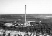 Общий вид территории никелевого завода в Колосйоки. 1943 г. Источник: Autere E., Liede J. Petsamon nikkeli 