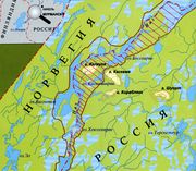 Карта-схема заповедника Пасвик Из проспекта: Ландшафты Пасвика 