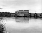 ГЭС Кайтакоски. 1958. Из фондов Печенгского краеведческого музея 