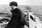 В звании капитана 2 ранга, командир ПЛ. Конец 1950-х гг.