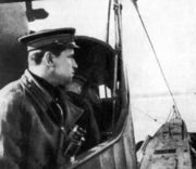 На мостике С-56 капитан 2 ранга Григорий Щедрин Из кн.:: Подводный флот России 