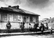 На улице Колы. 1908 Фото З. Виноградова 