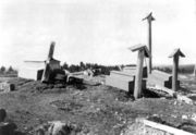 Кладбище в Кандалакше. Фото 1911 г. Из фондов Мурманского областного краеведческого музея 