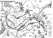 Наступление германских войск в районе Титовки в конце июня 1941 Немецкая карта-схема 