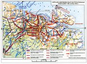 Петсамо-Киркинессая наступательная операция 7–29 октября 1944. Карта-схема Из сборника карт: Великая Отечественная война 1941–1945 гг. 