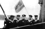 Члены экипажа подводной лодки Щ-402. 1944 г.