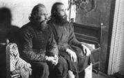 Спасшиеся от советских репрессий печенгские монахи на территории финляндии. Февраль 1940 г. Из кн.: Turjanmeren Maa: Petsamon historia 