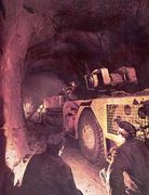 Добыча апатитовой руды подземным способом Из кн.: Майстерман С. А. Хибины. 