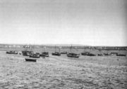 Рыбацкие лодки в Вайда-губе. 1934 Из кн.: Turjanmeren Maa: Petsamon historia 1920–1944 