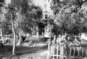 Старое кладбище у Борисоглебской церкви. Фото начала XX в. Музей Сёр-Варангер 