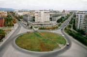 Площадь Геологов. 2003 Фото С. Хитрова 