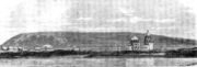 Вид на г. Колу с моря. 1867 г. Из фондов Мурманского областного краеведческого музея 