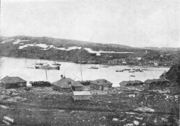 Екатерининская гавань и г. Александровск. Фото начала 1900-х гг.