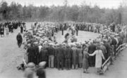 Народное гулянье в Колосйоки. 1938 г. Petsamo-Seuran kok.  