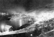 Лиинахамари. Порт зимой 1941 Raimo Rämeen kok. 