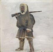 Ненец-охотник (Ханец), Вылко, 1896 Худ. А. Борисов. ГТГ 